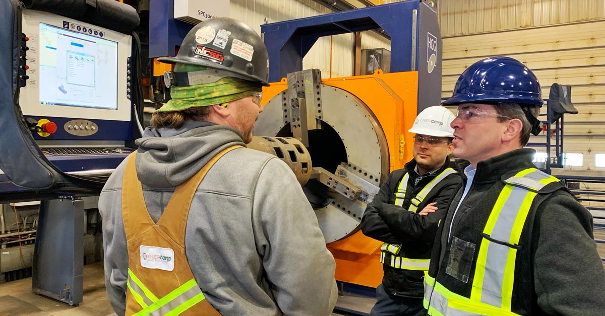 Intervale Capital visits EnerCorp Canadian Fabrication