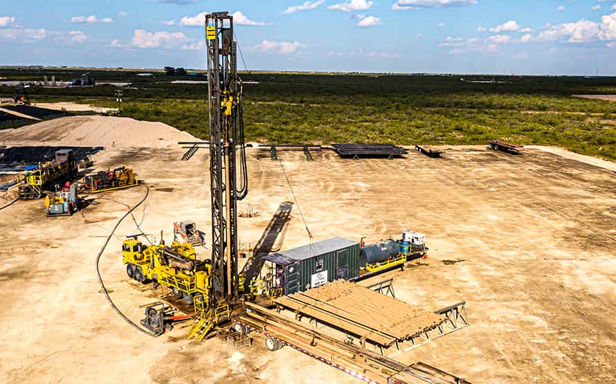 Why are you still using your full-size drilling rig for surface interval  drilling?