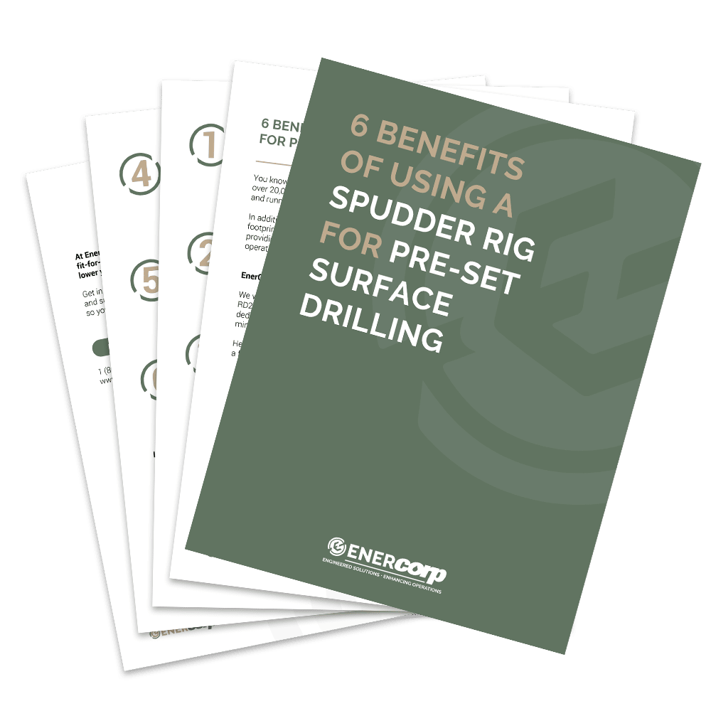 6 Benefits of Using a Spudder Rig for Pre-Set Surface Drilling