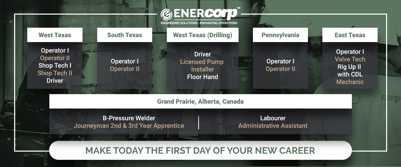 Post preview for ENERCORP IS HIRING